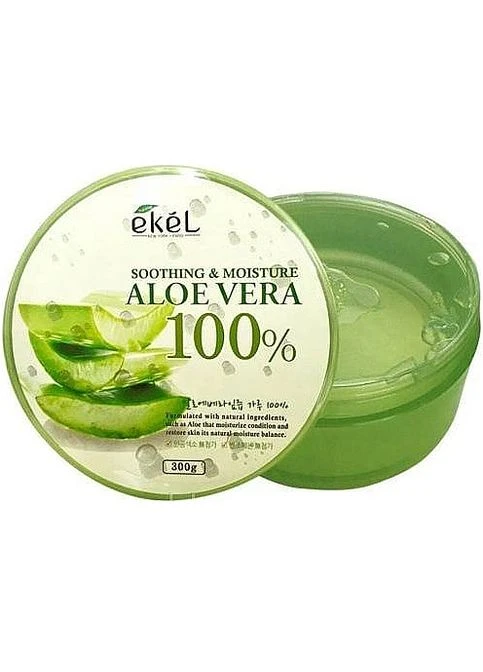 Ekel Універсальний зволожувальний гель з алое AloeVera 100% Soothing Gel 300g (2-895707) — Крем, Південна Корея (369792867)