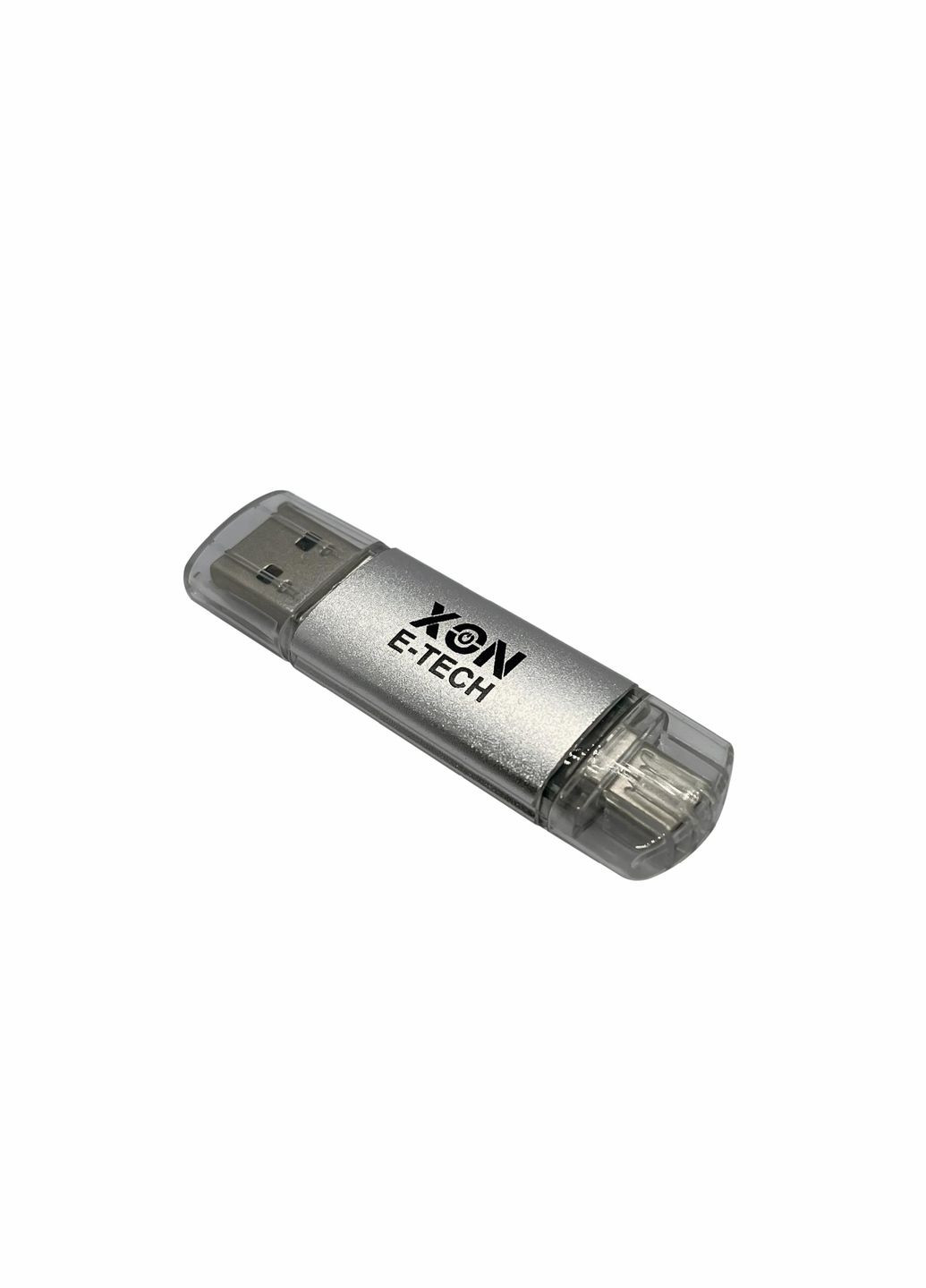 Флеш-накопичувач XON FlashDrive DuoConnect 128GB (USB 3.0 + USB Type-C) Сірий (FX3DX128MS 7607) XON E-Tech (303726386)