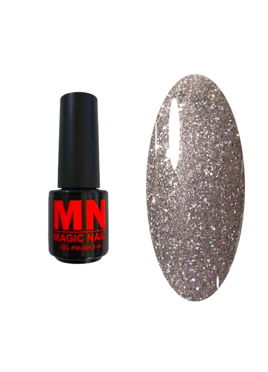 Гель-лак № 79 (серые блестки) MagicNail (292733747)
