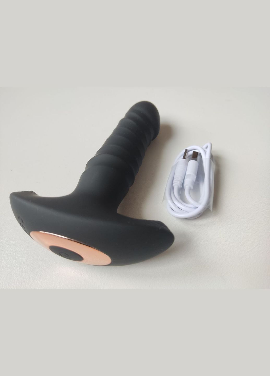 Масажер простати YAFEI анальна пробка 3 в 1 управління зі смартфону, 10 режимів вібрації та штовхання STF (315345396)