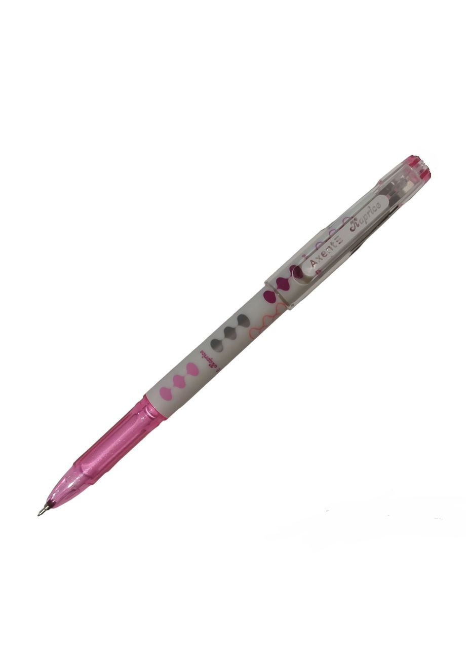 Ручка кулькова синя 0,38 мм, Kaprice Pink Axent (290416948)