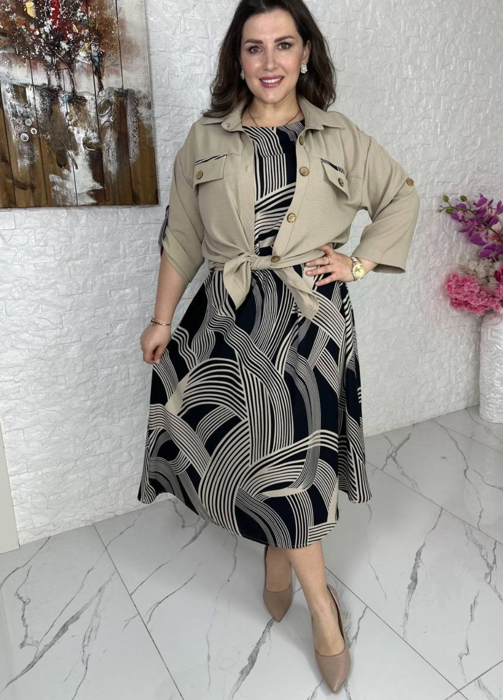 Костюм: сукня + сорочка Tik-Tak (341736113)