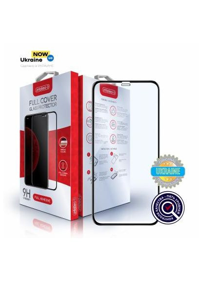 Скло захисне (1283126497490) Intaleo Full Glue Apple iPhone X/XS (366659801)