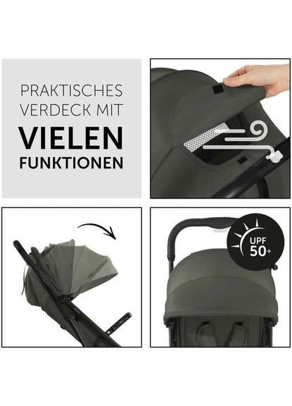 Прогулочная коляска Travel N Care Dark Olive () Hauck 16017-6 (335030415)