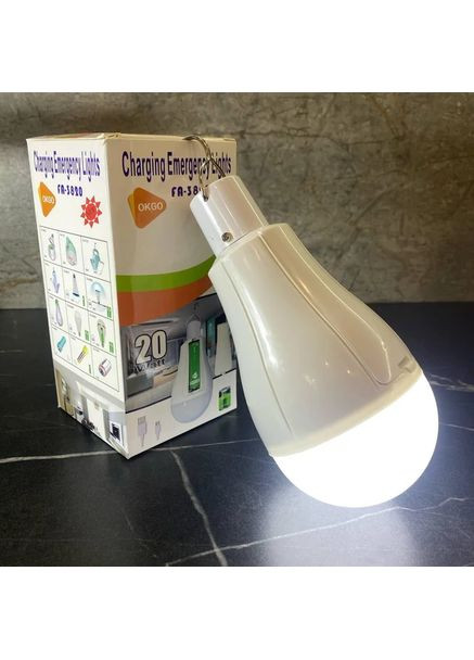 Акумуляторна світлодіодна лампа з USB зарядкою працює навіть без електромережі Po Fanu (365876987)