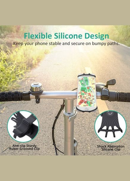 Тримач для телефона на кермо велосипеда Велосипеда Велотримач смартфона від 4 до 6 дюймів (5535663) Flai (317297278)