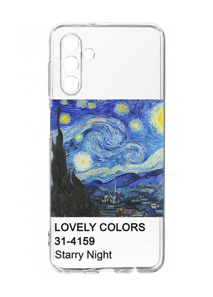 Прозорий чохол на Samsung Galaxy S24 FE Зоряна ніч (принт 74) Creative (360690983)