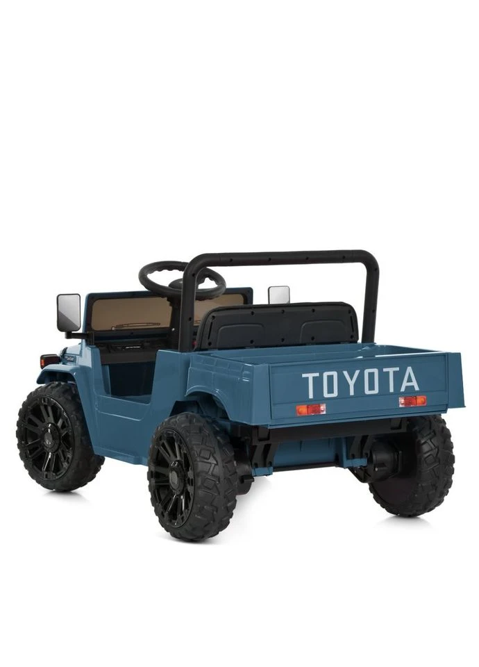 Дитячий електромобіль джип Toyota 12 В одномісний до 50 кг Синій Bambi (402503776)