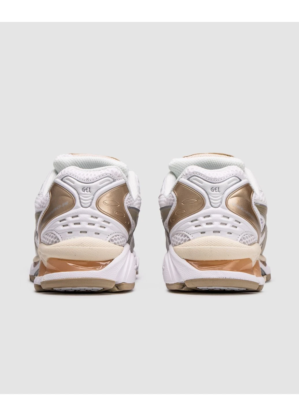 Белые демисезонные кроссовки мужские asics gel-kayano 14 white/bronze асикс гель кахано 14 белые No Brand