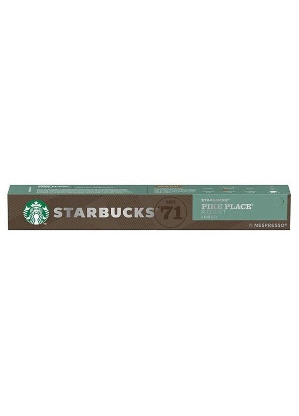Кофе в капсулах Nespresso Pike Place Roast 10шт Starbucks (400913866)
