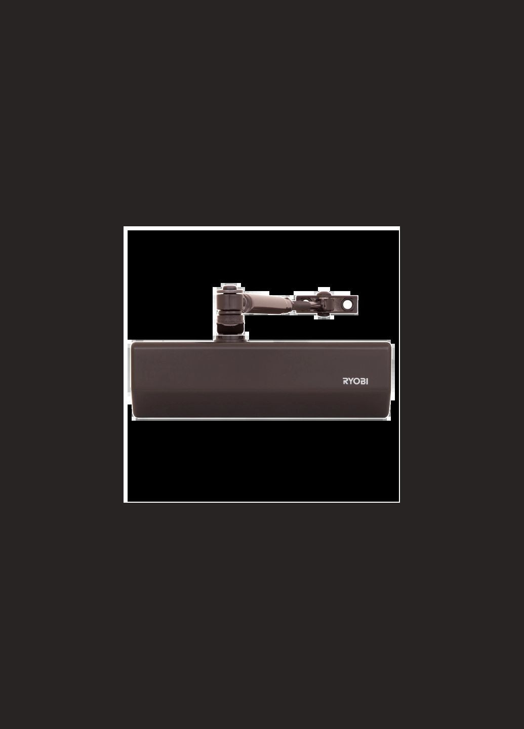 Доводчик накладной STD_ARM EN_2/3/4 до_80кг 1100мм D-1554 DARK BRONZE Ryobi (338565561)