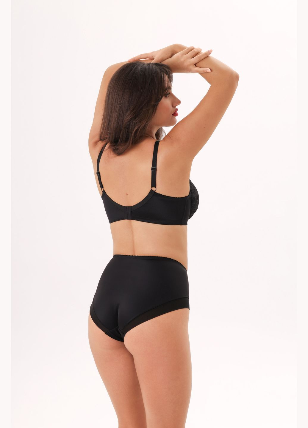 Чёрный бюстгальтер полууплотненная чашка elina Kalyna полиамид