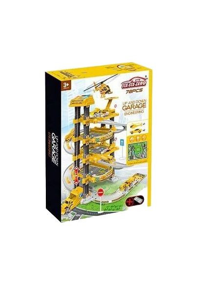 Гараж 660 А-330 "Будівництво", 5 поверхів, 2 спецтехніки, вертоліт, автоматичний витяг, світло, звук, в коробці (6983283063563) No Brand (305696712)