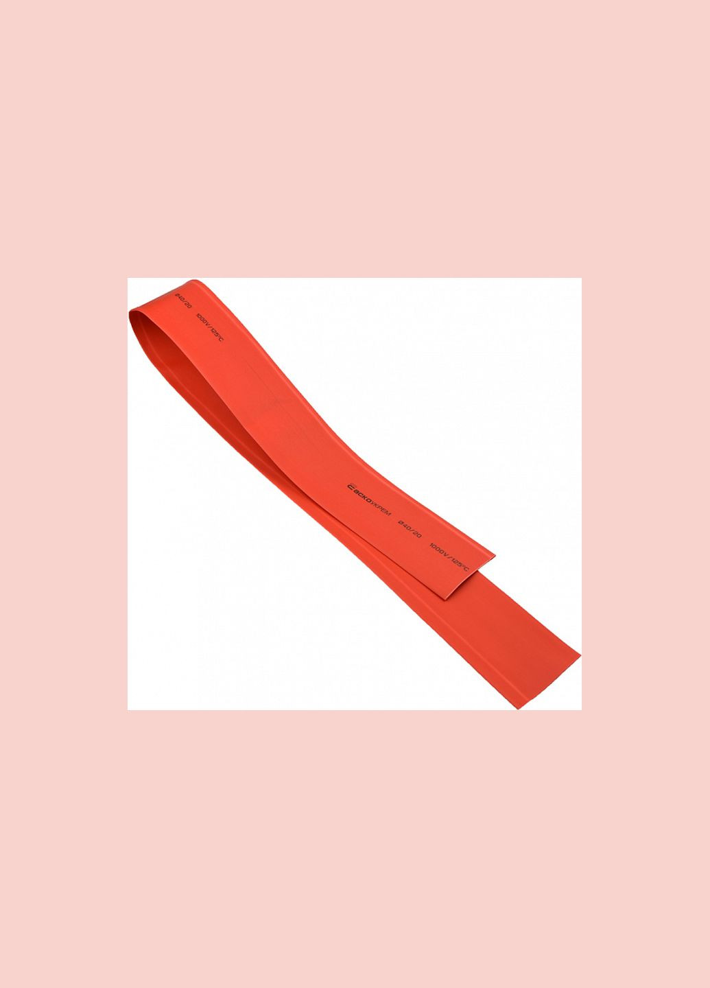 Термоусаджувальна трубка Ø40/20мм червона (1м) [A0150040377] АСКО (344539475)