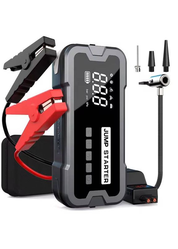 Бустер (пусковий пристрій) L082 (4000A, 24000mAh) + компресор (1379) iBoost (362410157)