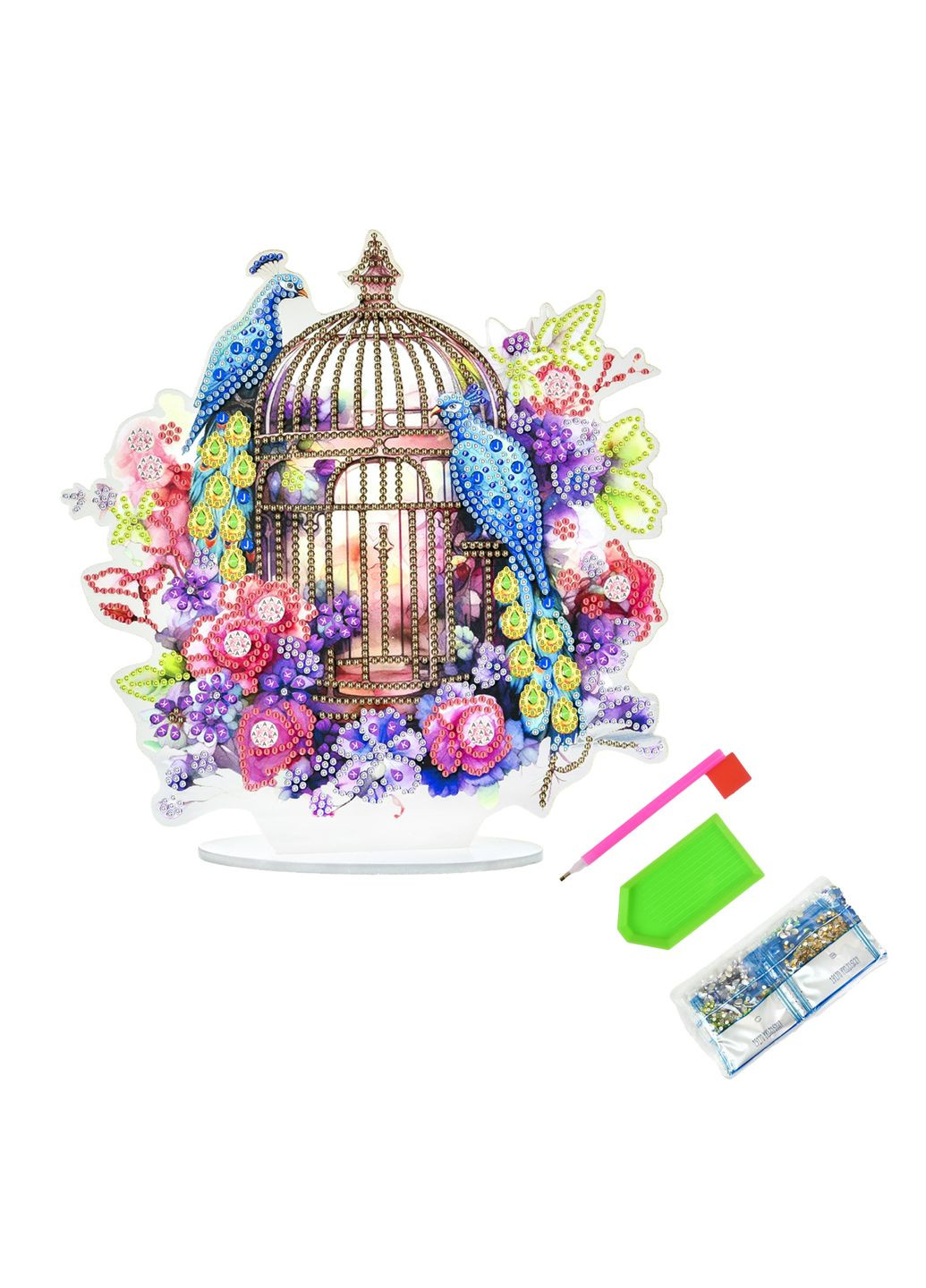 Алмазная мозаика Золотая клетка см для творчества, картина с акриловыми стразами. Strateg (369758114)