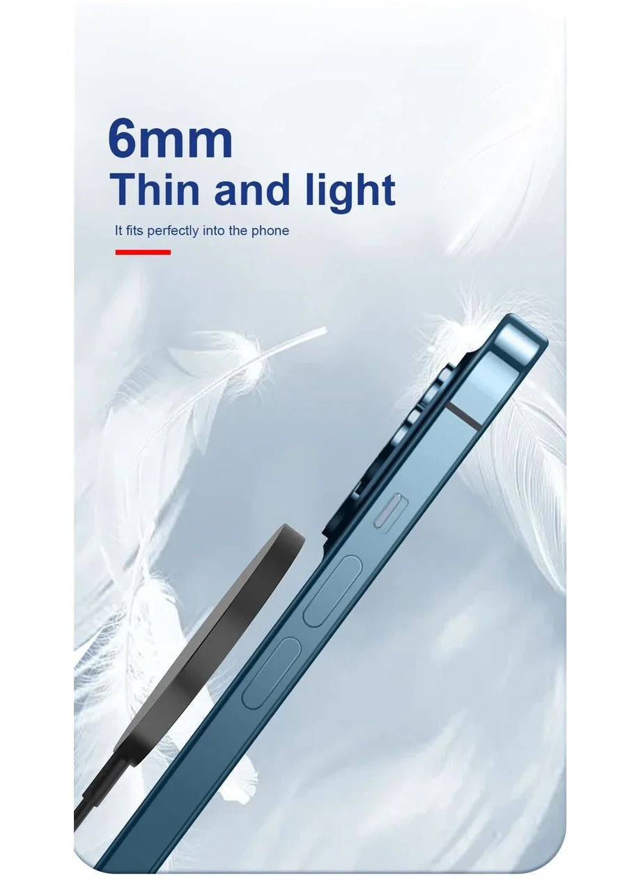 Магнітний бездротовий зарядний пристрій 30W для iPhone, AirPods і Android ґаджетів No Brand (360983330)