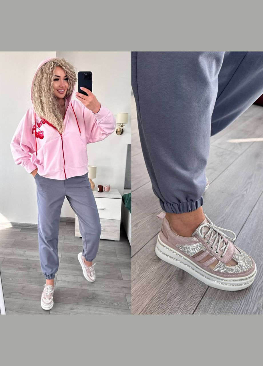 Жіночий костюм худі вільного крою та джогери MonCher (335013737)
