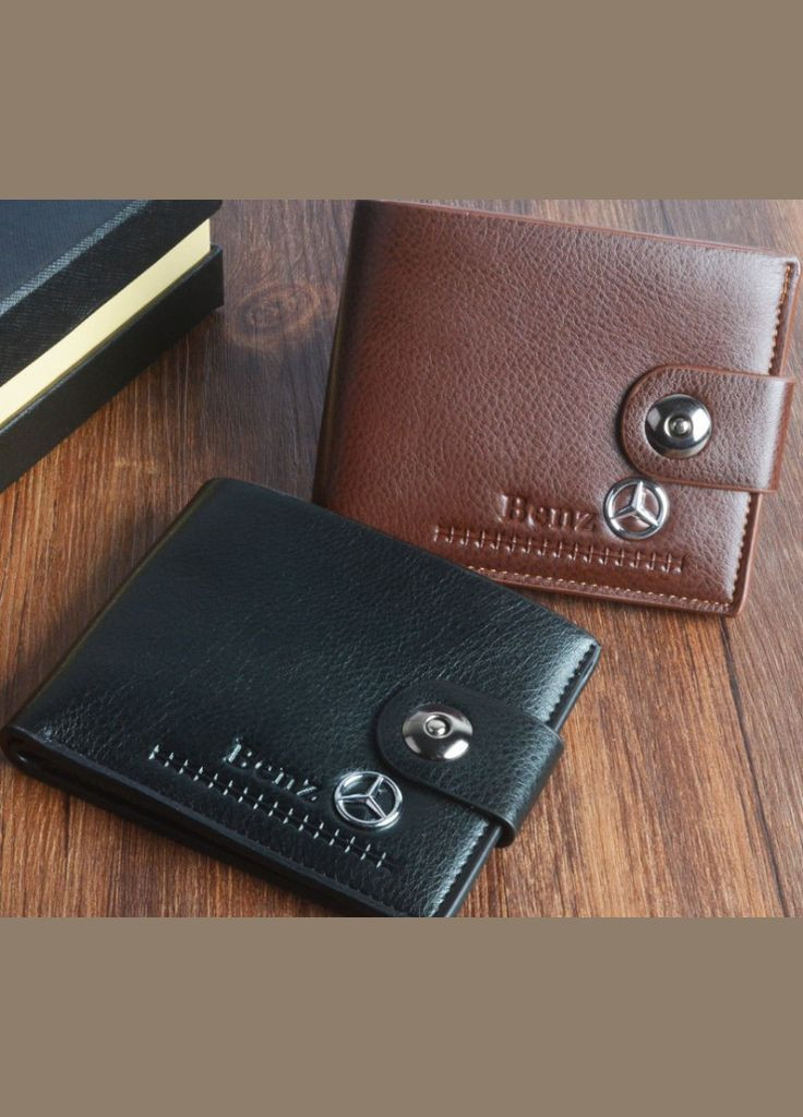 Чоловічий гаманець у стилі Mercedes Чорний XJXN (330642215)