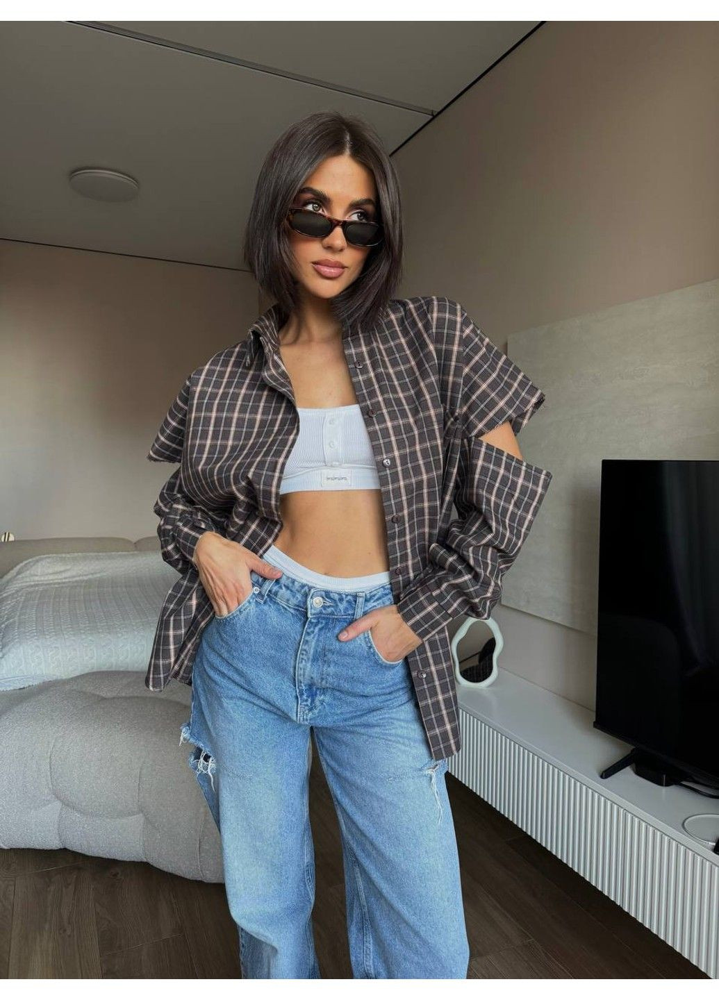 Коричневая рубашка Україна