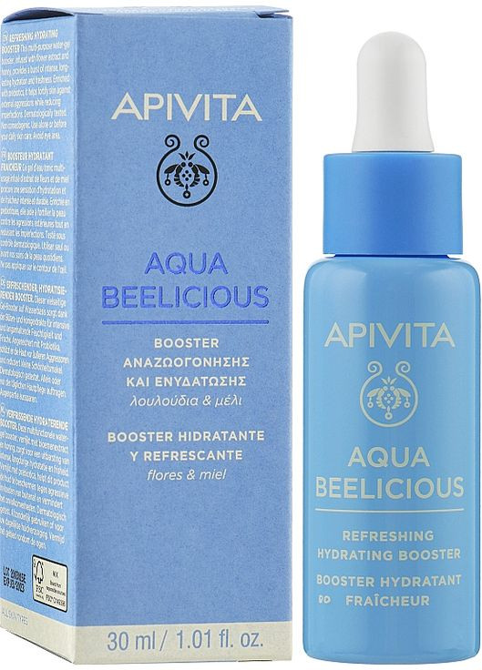 Освежающий и увлажняющий бустер Aqua Beelicious Refreshing Hydrating Booster With Flowers 30ml (797331-15331) Apivita (368663448)