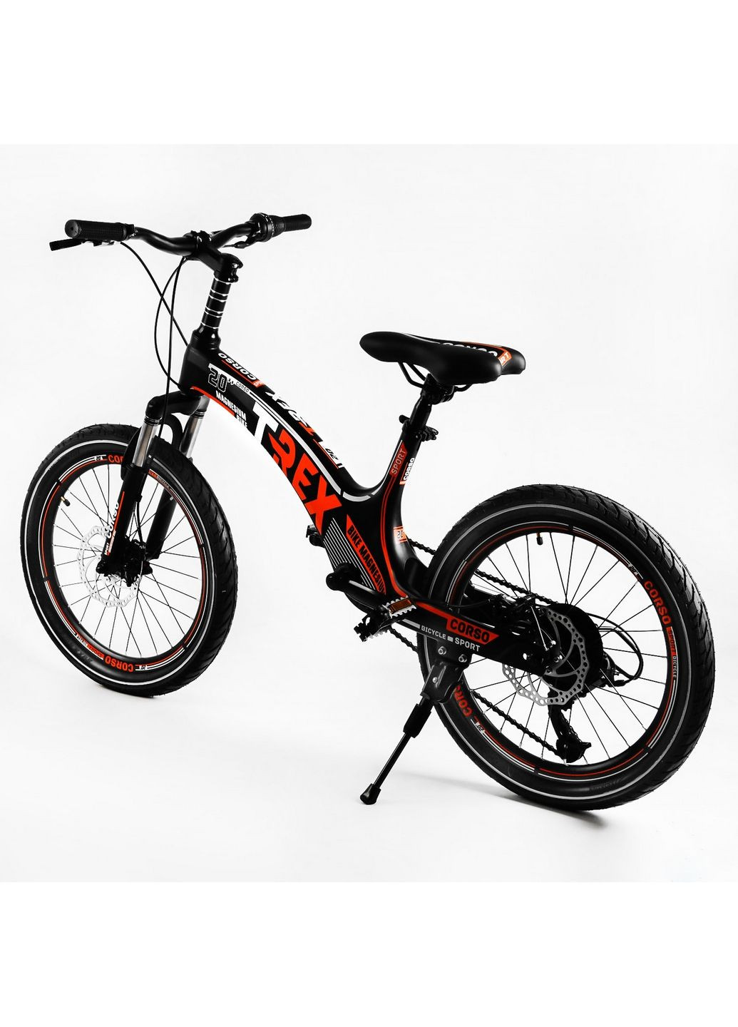 Дитячий спортивний велосипед 20'', "T-REX" магнієва рама, дискові гальма 20 дюймов Corso (289465233)