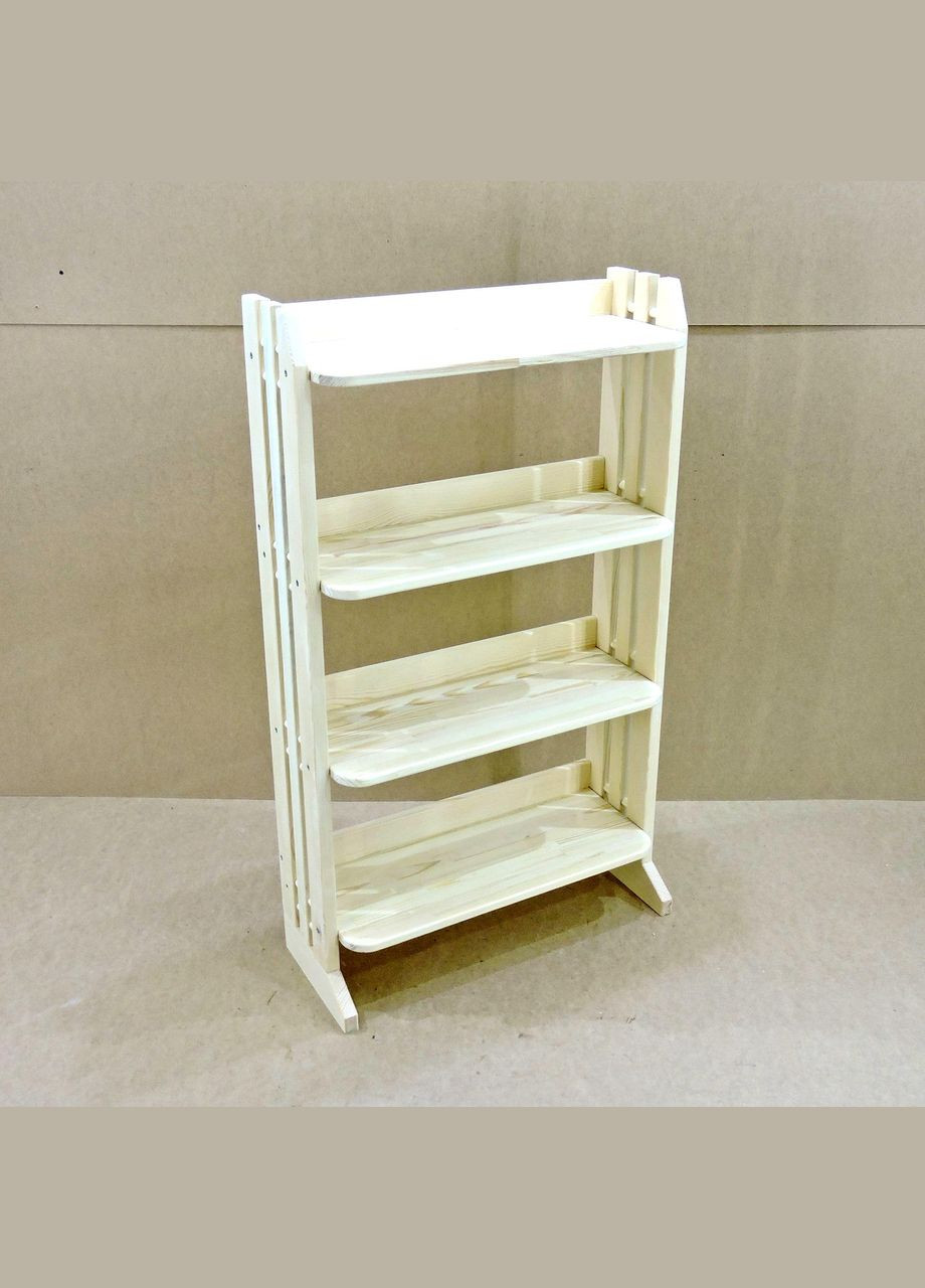 Этажерка разборная из дерева Кентербери 4 бланже (МЕБ-0017401) No Brand (327868699)