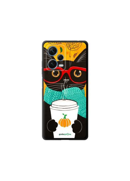 Чохол на Xiaomi Redmi Note 12 Pro+ 5G Осінній кіт "4026b-3612-2448" Endorphone (365809659)