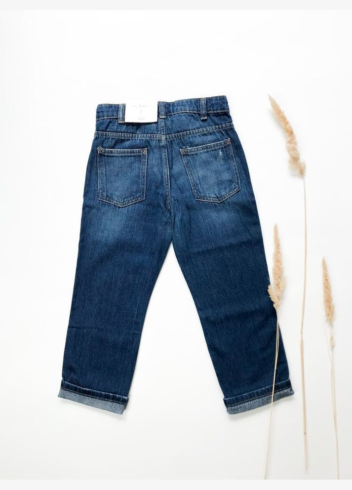Синие джинсы 116 см синий артикул л414 Zara
