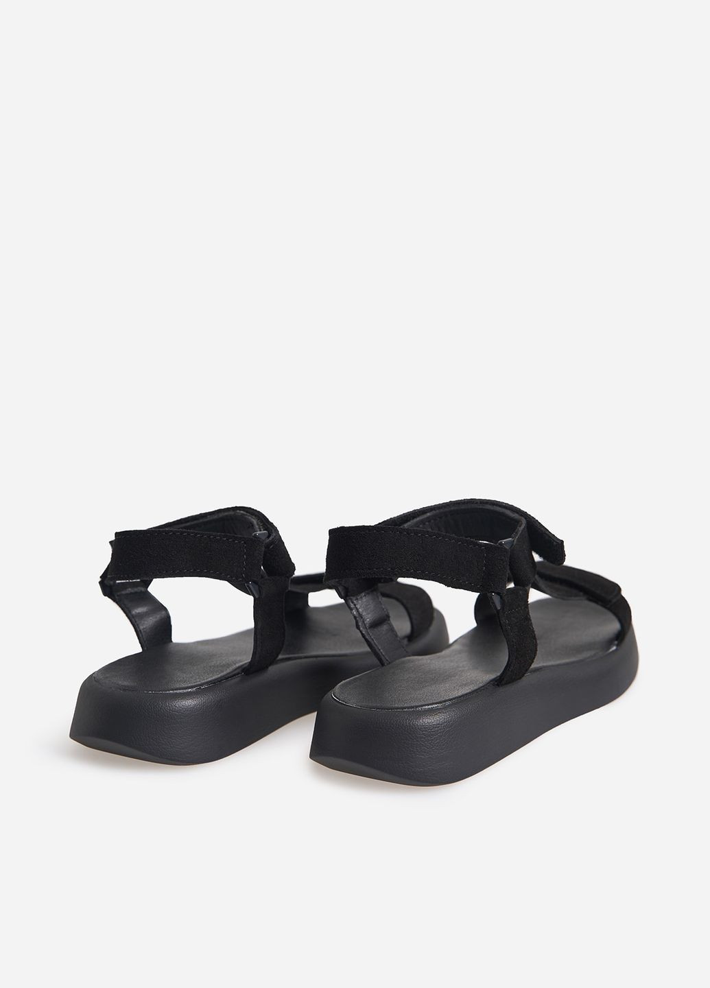 Черные босоножки ISSA PLUS на липучке