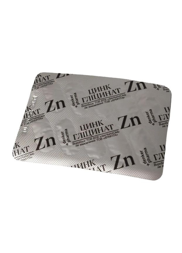 Цинк, Крепкая Сила, 60 капсул, новая формула от Denkerpharma (305201706)