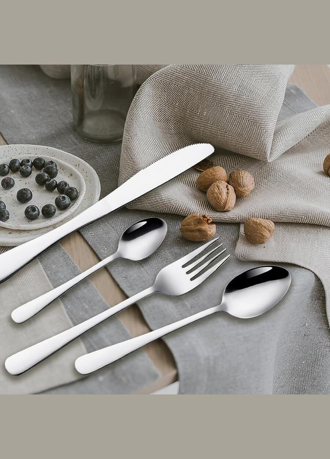 Набор столовых приборов MR-1521-24 24 предмета серебристый Maestro (364498585)