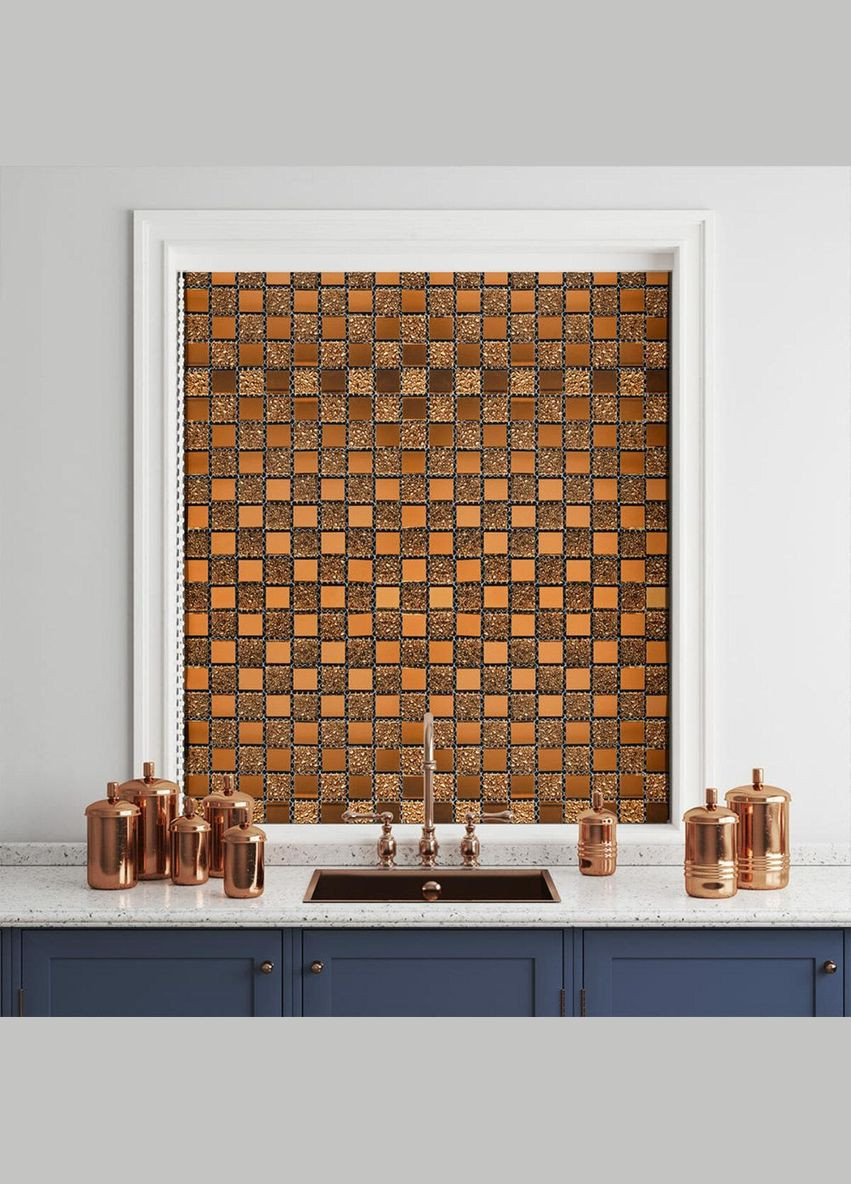 Мозаїка з декоративного скла 298х298х4,5мм 3DPanda-2360 Sticker Wall (323155356)