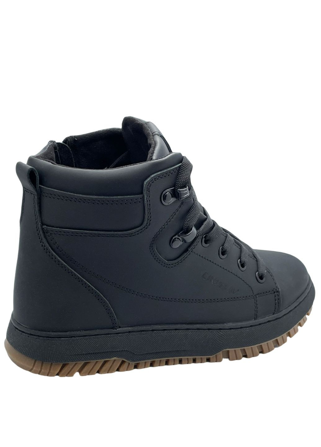 Черные повседневные осенние демисезонные ботинки Crossav