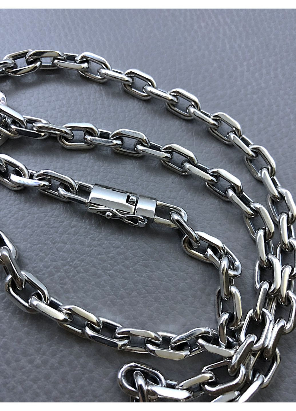 Серебряная мужская цепь "Якорь" с замком коробка 100грамм DeLoS (351388137)