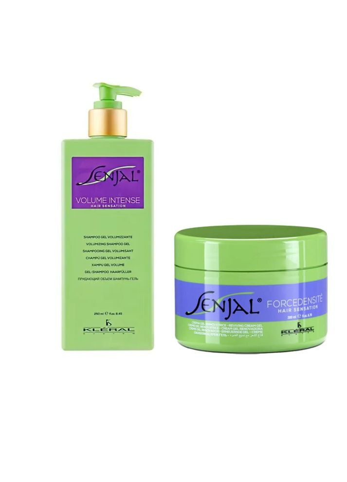 Набор KS Senjal для тонких и ослабленных волос Восстанавливающая маска-гель 200 мл + Шампунь для объема 250 мл Kleral System (337989228)