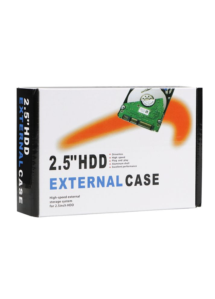 Зовнішня кишеня 2,5" S10 USB2.0 Aluminum alloy Срібло No Brand (338223821)