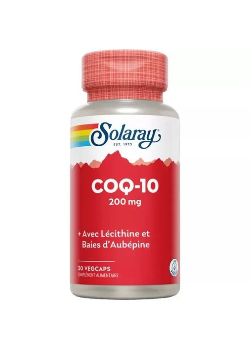 Коензим CoQ-10 200 мг, 30 капсул Solaray (365754668)