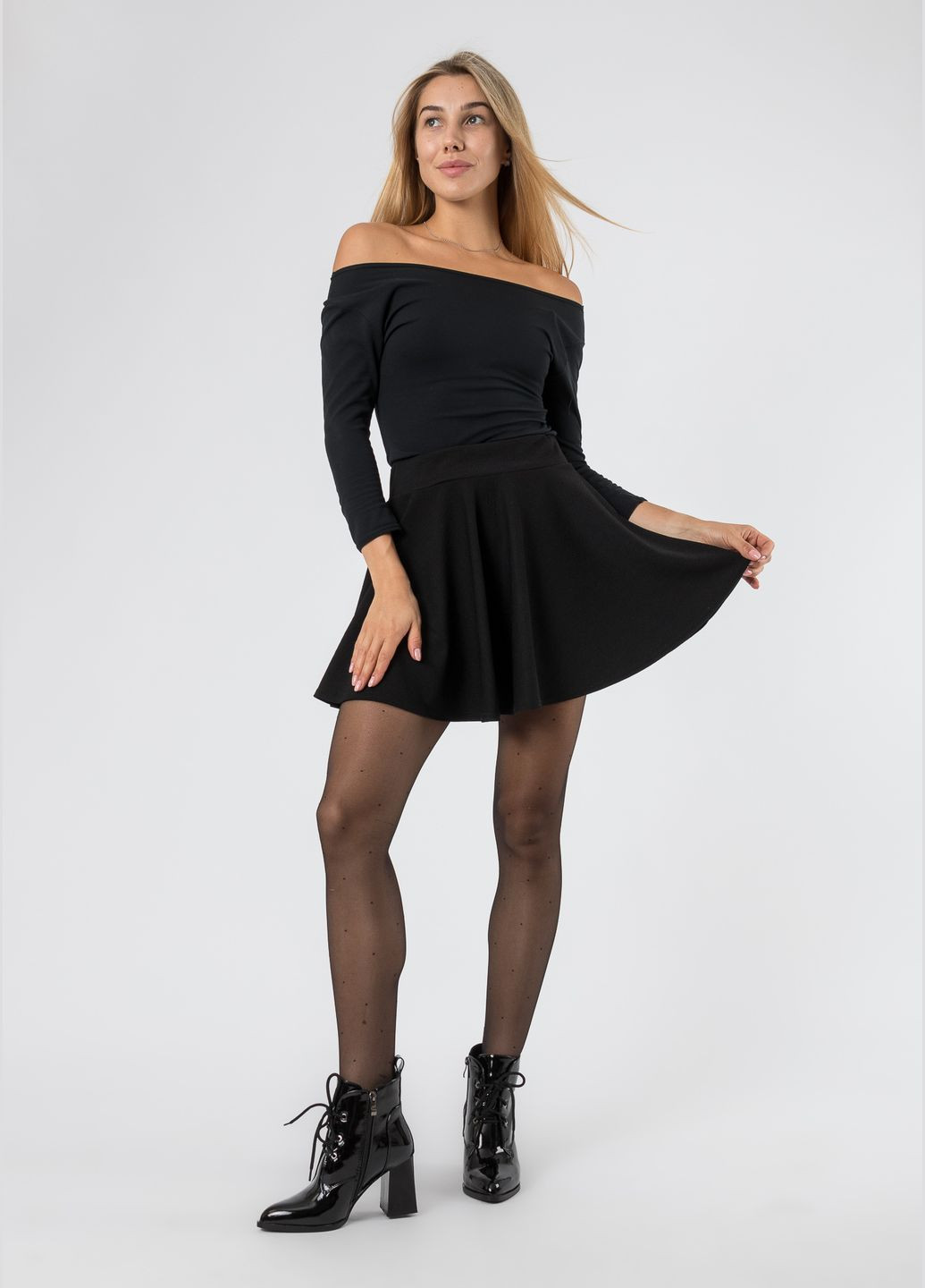 Черные ботильоны (1726б) STEFANIYA