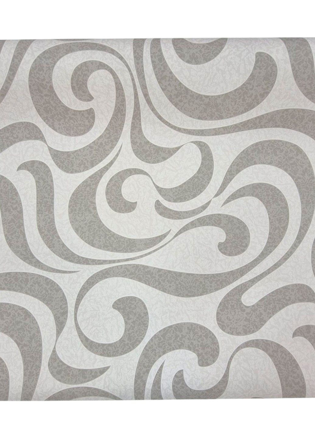 Шпалери вінілові на флізеліновій основі 1,06 × 10,05 м Le Grand 1027-01, сірі для спальні, вітальні, дитячої кімнати Слов'янські шпалери (340275385)