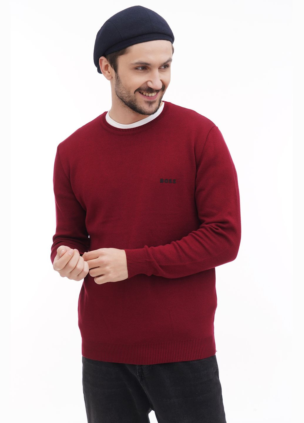 Кепка чоловіча реглан вовняна синя VECONS "Реглан" з плавними лініями (317971430)