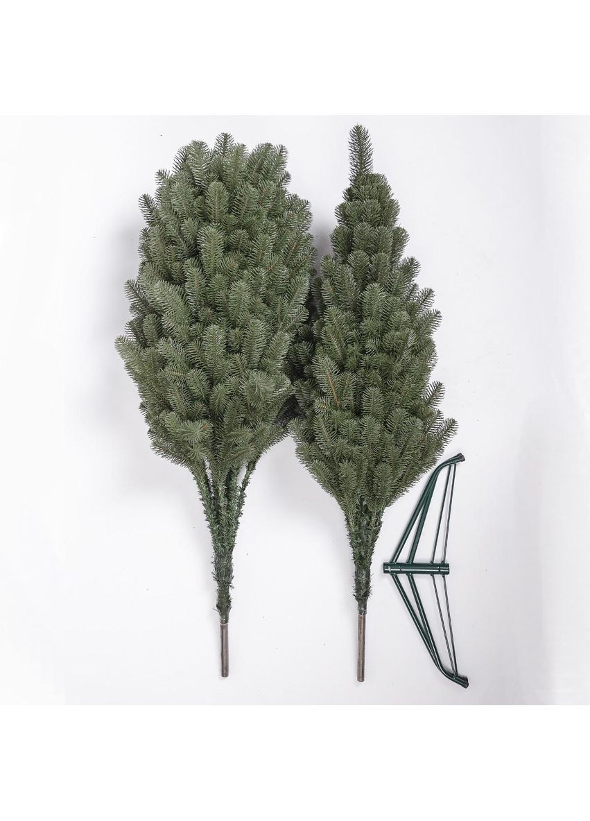 Лита штучна ялинка 1.3 м зелена, новорічна ялинка Карпатська V18 ялинка штучна реалістична Преміум KOS-KARPGR13 No Brand (368767093)