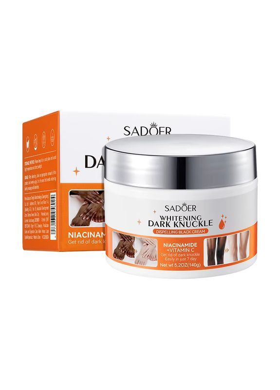 SADOER Освітлюючий, зволожуючий, відновлюючий крем для ліктів, колін і тіла Whitening Dark Knuckle 140 г — Крем, Китай (365267638)