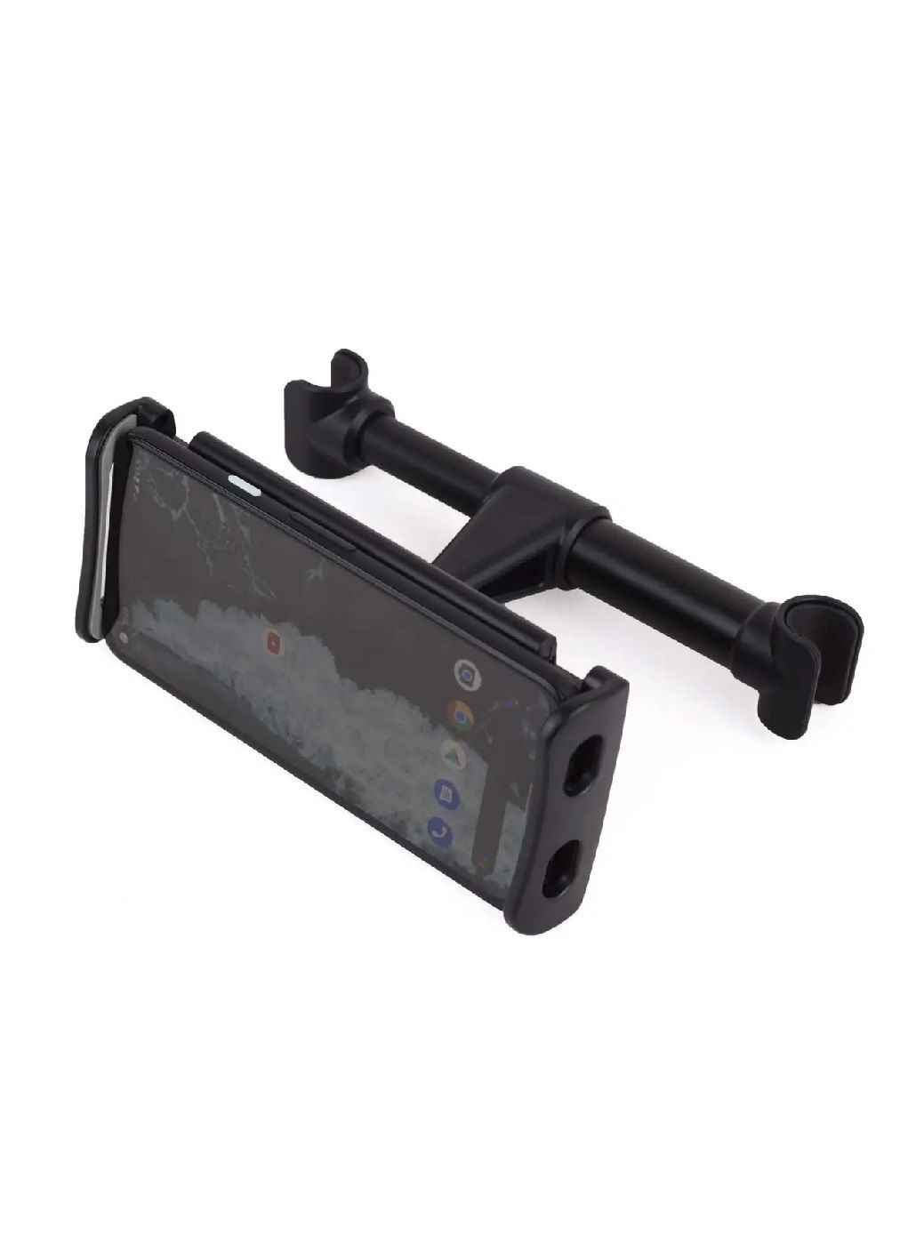 Тримач для телефона на підголівник автомобіля з регулюванням кута нахилу поворотом на 360° (478971-Prob) Чорний Unbranded (315152795)