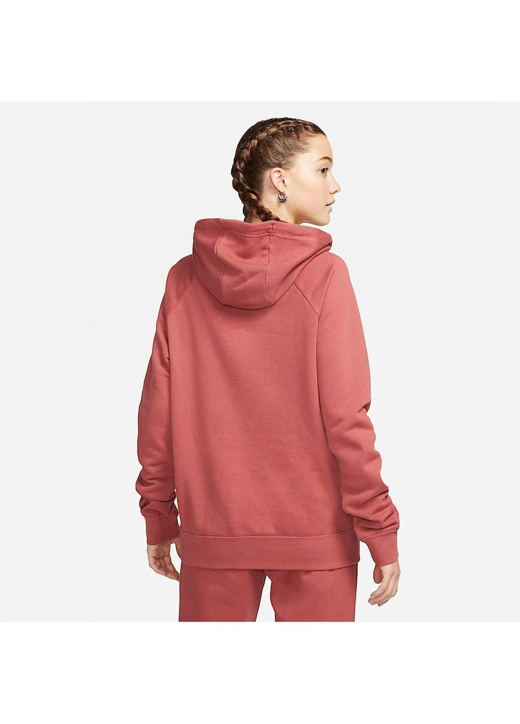 Худі жіноче Sportswear Essential Fleece Orange Nike (365962488)