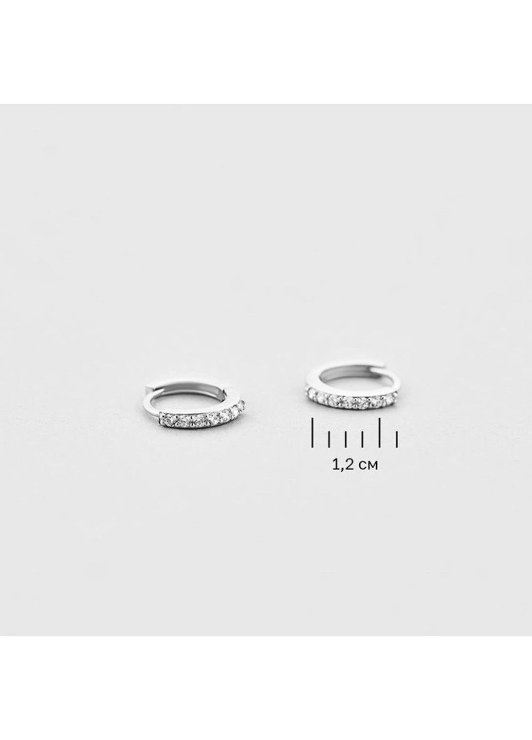 Срібні сережки Minimal UMAX (289351544)