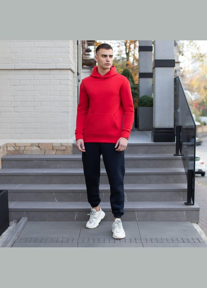 Чоловіче демісезонне худі червоне No Brand (346085226)