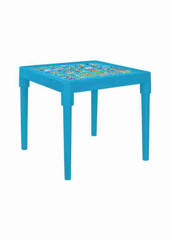 Комплект пластикових дитячих меблів "Абетка": стіл + 2 стільці Алеана (322594174)