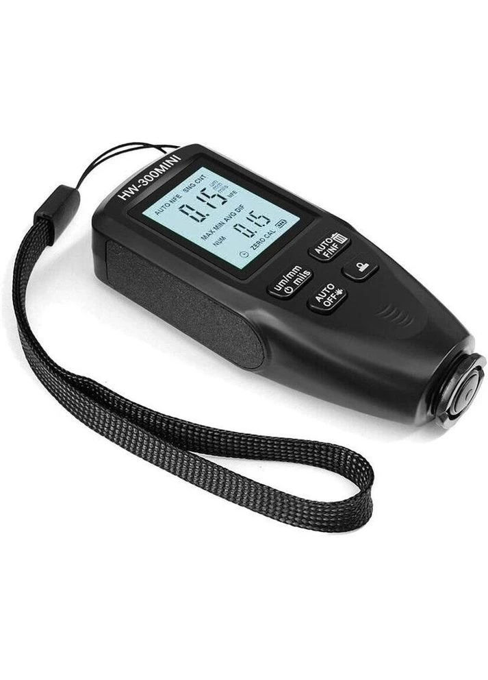 Толщиномер краски цифровой HW-300 Mini 0 - 2000 мкм Fe и Nfe Черный (RE050738) Icar (349843685)
