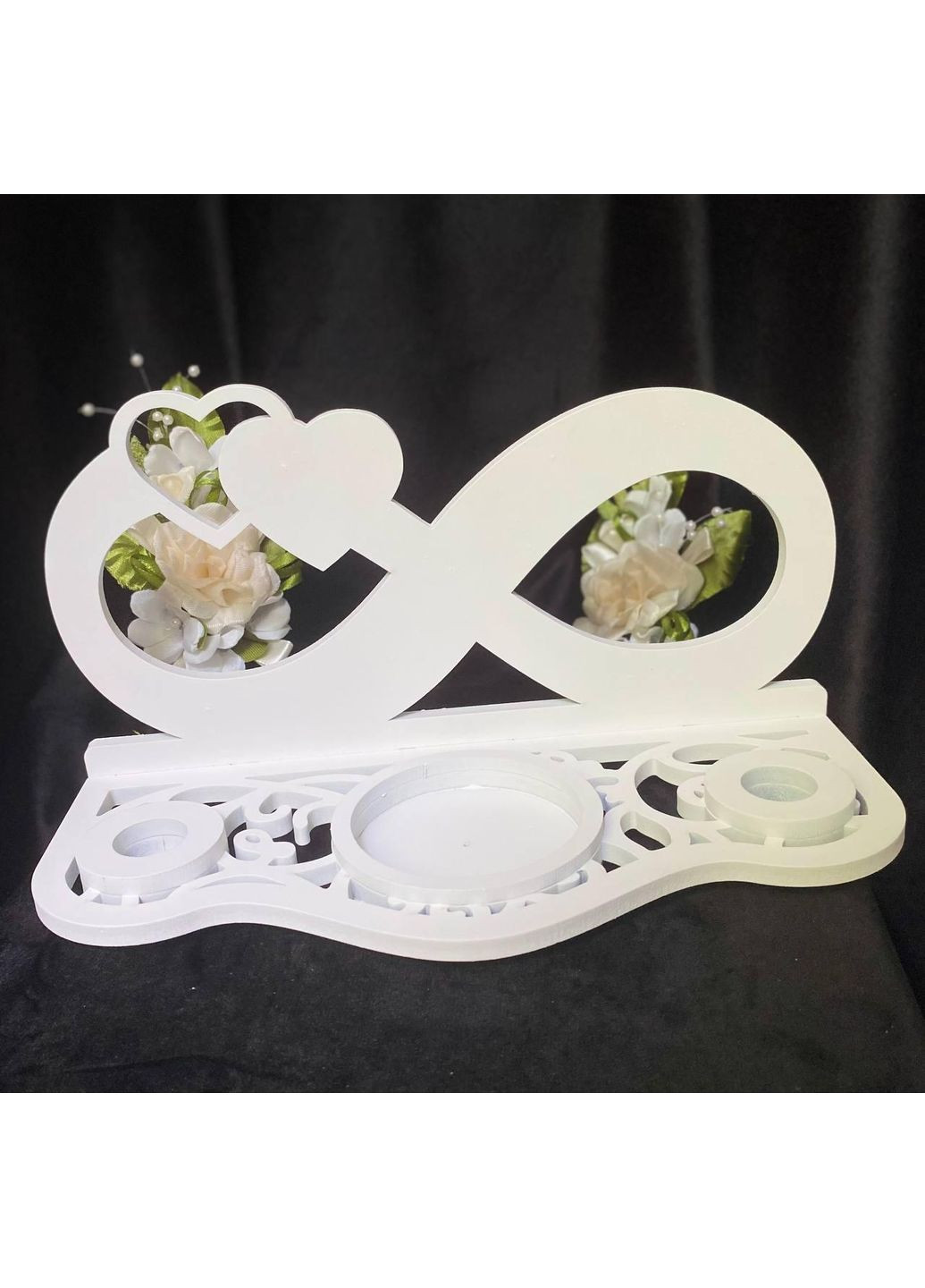 Подсвечник тройной для Семейного очага Деревянный свадебный подсвечник No Brand (369162436)